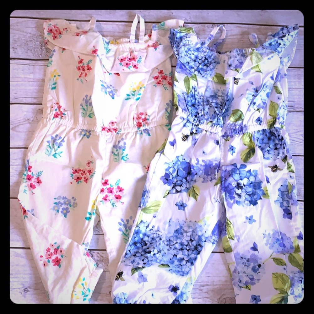 NWOT Pair of Gymboree spring play suits
